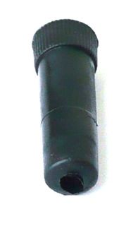 END CAP - Plastic End Cap For Brake, 5mm Dia, BLACK (Bottle of 200)