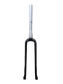 700/622 - O.D. 28.6mm, I.D. 24.3mm, 12 x 100mm - Threadless Fork With Tapered Alloy Stem, Flat Mount & Mudguard Mount, 73mm Clearance