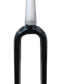 700/622 - O.D. 28.6mm, I.D. 24.3mm, 12 x 100mm - Threadless Fork With Tapered Alloy Stem, Flat Mount & Mudguard Mount, 73mm Clearance