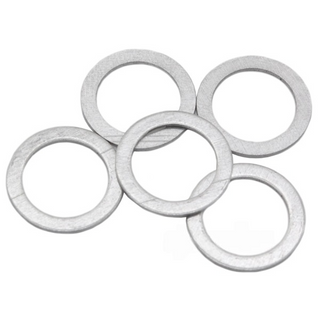 `A NEW ITEM - Chainring bolt washers/spacers, OD: 14.5mm, ID: 10mm, T: 0.5mm, bag of 5