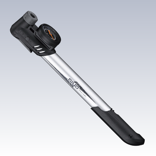 `A NEW ITEM - MINI PUMP  Alloy, w/new clever valve to fit AV/FV, 1.5" dial gauge, 120psi