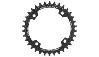 E-BIKE CHAIN RING N/W 34T x 104 BCD, For 10/11/12 Speed, Carbon steel, BLACK (Narrow Wide) (Threaded bolt hole)