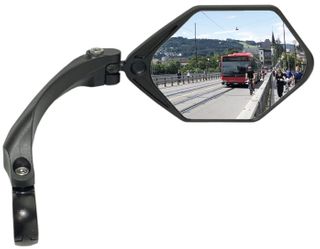 A NEW ITEM - Mirror, for DIA 21-26mm H/Bar, for Right Hand side only, 109mm wide, 86mm height