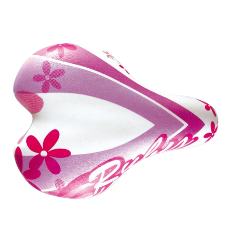 SADDLE  Junior, 202mm x 152mm, with Clamp, PINK/PURPLE