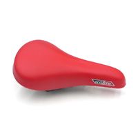 BMX Saddle RED 16-20 Vinyl, Quality Velo manufactured product (L230mm - W150mm)
