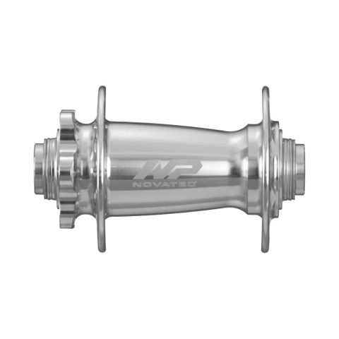 Hub, Novatec Front 6 Bolt BOOST DISC Silver 32H 15mm T/A x 110mm OLD - SEALED BEARINGS