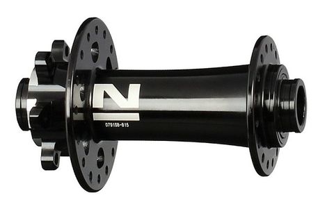Hub, Novatec Front, 6 Bolt BOOST DISC Black 36H 15mm T/A x 110mm OLD