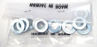 WASHER - Knurled Washer, ID 10mm, OD 18mm, Thickness 3mm. (Bag of 10)
