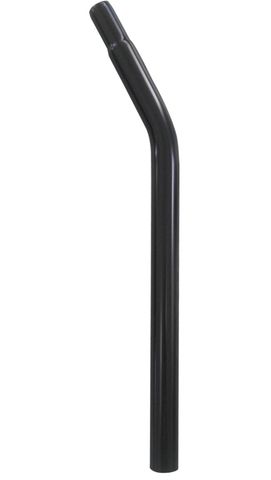 SEATPOST LAYBACK 25.4MM X 400MM STEEL - BLACK
