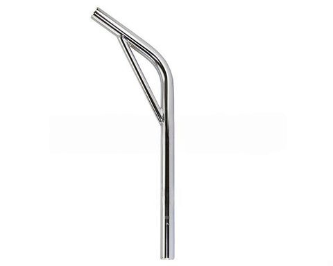 SEATPOST LAYBACK W/SUPPORT   22.2MM X 400MM CR-MO - CHROME