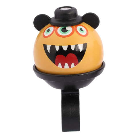 BELL - for dia 22.2mm H/B, hamster monster, orange, 3 eyes