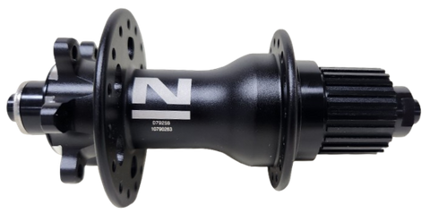 HUB Rear Novatec 32H MICRO SPLINE  Cass, 135mm OLD Q/R, 6 bolt