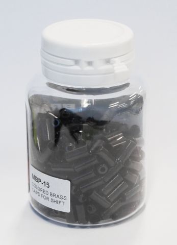 END CAP - Plastic End Cap For Gear, 4mm Dia, BLACK (Bottle of 150)