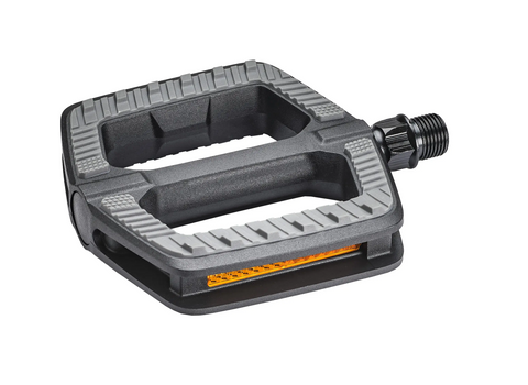 PEDALS  9/16" City/Comfort, PP w/rubber inlay  BLACK, VP pedals