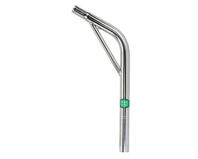 SEATPOST LAYBACK W/SUPPORT   25.4MM X 400MM CR-MO - CHROME