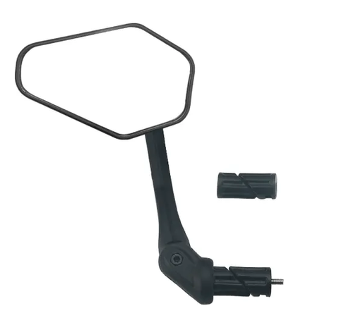 MIRROR - LH, suitable for E-Bike, adjustable, 127mm width, 83mm height