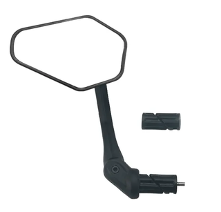 MIRROR - LH, suitable for E-Bike, adjustable, 127mm width, 83mm height