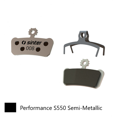 BRAKE DISC PADS - MTB Premium PERFORMANCE  pads, BLACK, Avid | Sram, XO Trail, Elixir 7/9 Trail, Guide Ultimate RSC/RS/R/T | G2 Ultimate RSC - Quality Sinter product Made in Slovenia