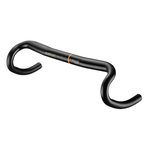 HANDLEBAR - 31.8mm Dia, 460mm wide, 122mm drop, 70mm reach, 16 deg flair, SATORI X-RACE AERO, matt black