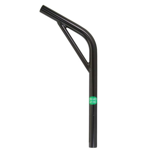 SEATPOST LAYBACK W/SUPPORT   25.4MM X 400MM CR-MO - BLACK