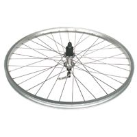 WHEEL - 26" JETSET Alloy S/w Rim, Joytech 7 Speed Cassette Q/R Hub, Mach 1 Spokes, REAR.  ALL SILVER   (Matching Front 93699)