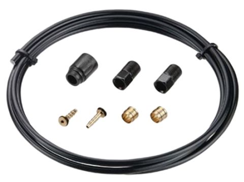 HYDRAULIC HOSE KIT - Tektro HD-E3940 Hose Kit, 5mm Dia, 2000mm Long, Black, non Banjo type