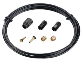 HYDRAULIC HOSE KIT - Tektro HD-E3940 Hose Kit, 5mm Dia, 2000mm Long, Black, non Banjo type