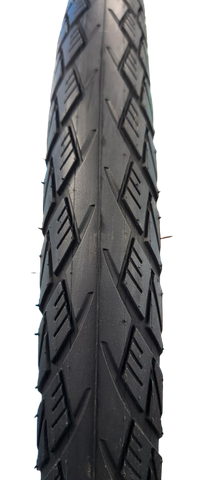 TYRE, EBIKE ready, BLACK 700 x 47C, 3mm rubber anti puncture protection, (47-622)