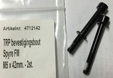 Mounting Bolt   TRP Spyre / HYRD Flat Mount M5 x 42mm Mounting Bolt (Bag of 2)