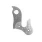 META CNC DERAILLEUR HANGER  - Model 12.1, Material 6061 T651 Aviation Aluminium, CNC Machined, Silver, analogue PILO D627