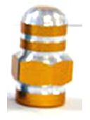 Valve Cap - Nut, Gold, VA-200