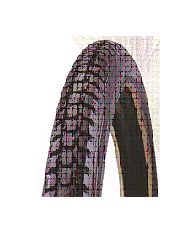 TYRE  27 x 1.1/4 BLACK Block Tread, standard wall 75 psi (32-630)