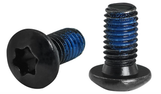 BOLT  M5 x 10mm, T25 Torx, for Disc Rotor, with Lock Tite, BLACK  (Sold Individually)