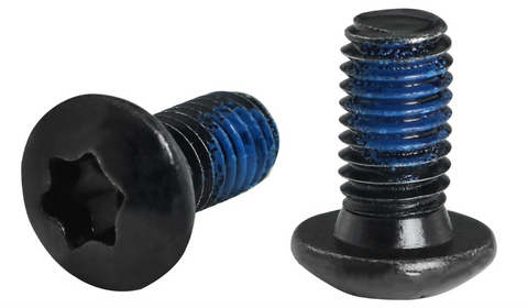 BOLT  M5 x 10mm, T25 Torx, for Disc Rotor, with Lock Tite, BLACK  (Sold Individually)