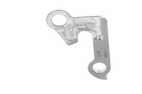META CNC DERAILLEUR HANGER  - Model 14, Material 6061 T651 Aviation Aluminium, CNC Machined, Silver, GT