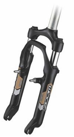 SUSPENSION FORK  700c, Threaded 100mm, black, 1 1/8" stem 230mm,  for V-brake