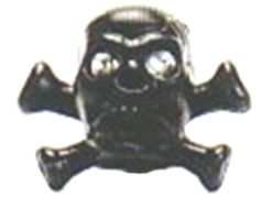 Valve Cap - Skull, Black, NZ-KULO