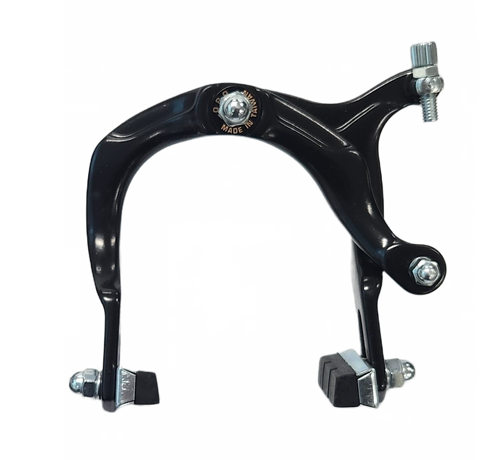 73-92mm Reach Single Pivot Caliper, BMX - Front Only, Nutted, Black, Alhonga