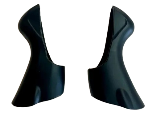 "NEW" - Hoods For Shimano, Mod. 9001, SHIMANO Dura Ace ST-9001, (Sold In Pairs) Silicone BLACK