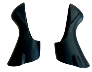 "NEW" - Hoods For Shimano, Mod. 9001, SHIMANO Dura Ace ST-9001, (Sold In Pairs) Silicone BLACK
