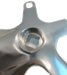 110mm BCD & 165mm Length - Right Crank Arm - Polished Silver Alloy