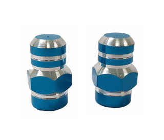 Valve Cap - Alloy Nut, Blue