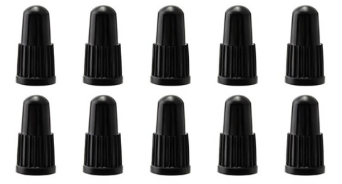 VALVE CAP - Presta/French valve - black,  pkt 10