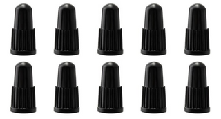 VALVE CAP - Presta/French valve - black,  pkt 10