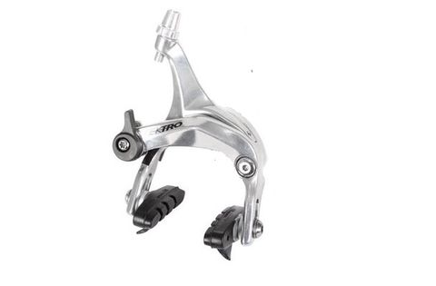 41-57mm Reach Dual Pivot Caliper, Road - Rear Only, Recessed, QR, Alloy, Silver, Tektro