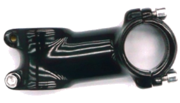 Ahead Stem  -  80mm Ext, 7 Degree, 28.6mm Dia., 31.8mm BB, Polish Black
