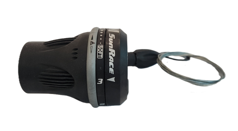 Twist shift w/inner wire, set 3 speed , left side only   L 1350mm, Sunrace