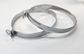 TROUSER BAND  Steel, Chrome with Reflective Strip  (Pair)