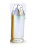 A/V Cap - Bullet, Silver, Sold Individually