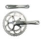 170mm x 34/50T Road Chainwheel Set - Diamond Taper, 27mm Offset, 7/8/9 Speed, Silver